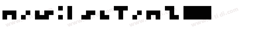 Pixel script字体转换